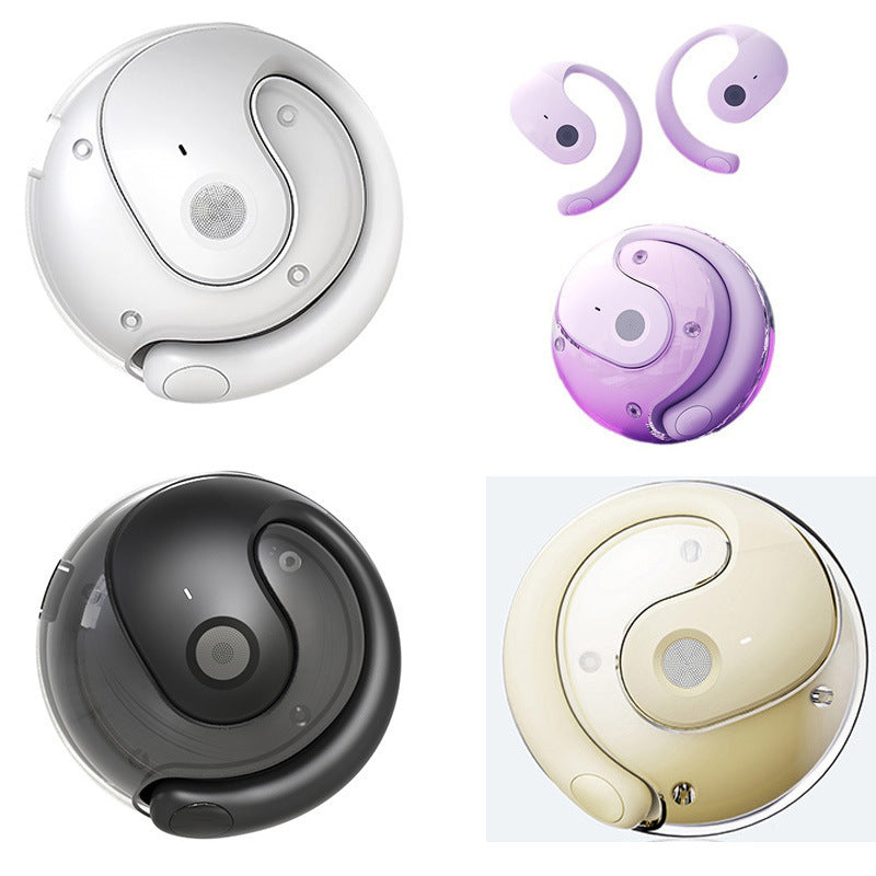AI Translation Small Coconut Ball Wireless Bluetooth Headset Ear-mounted Headset Pi-Mart