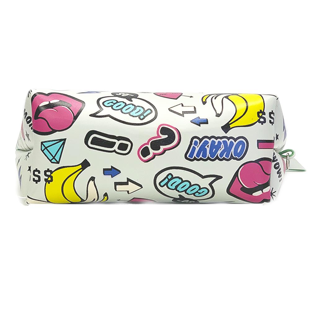 Makeup Bag Rocking In White - SJB-DIAMOND ELITES