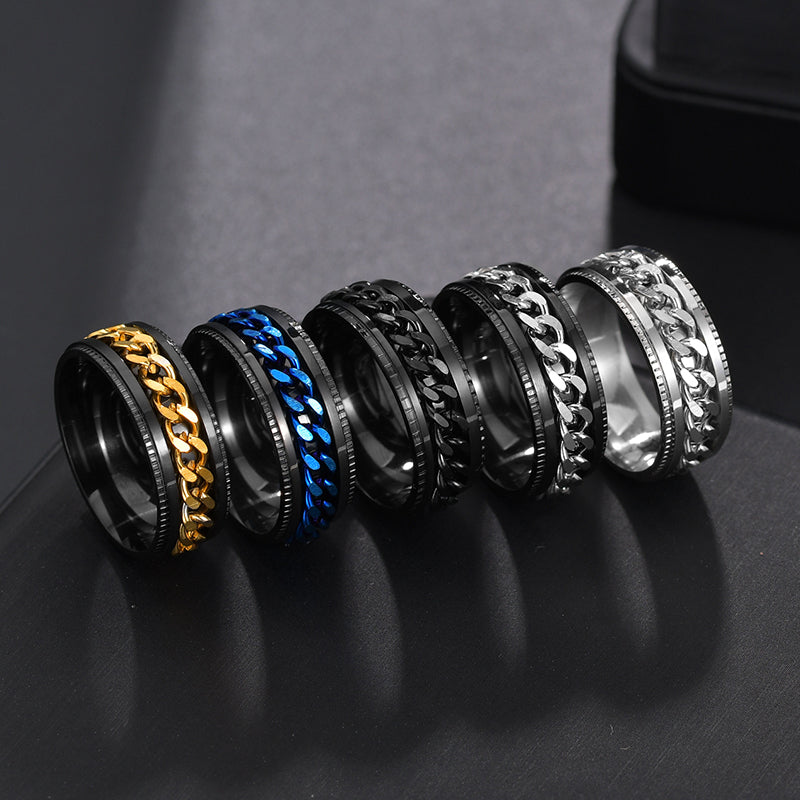 Cool Rotatable Ring - SJB-DIAMOND ELITES