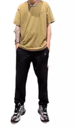 Cotton Long Sleeve Knit T-Shirt