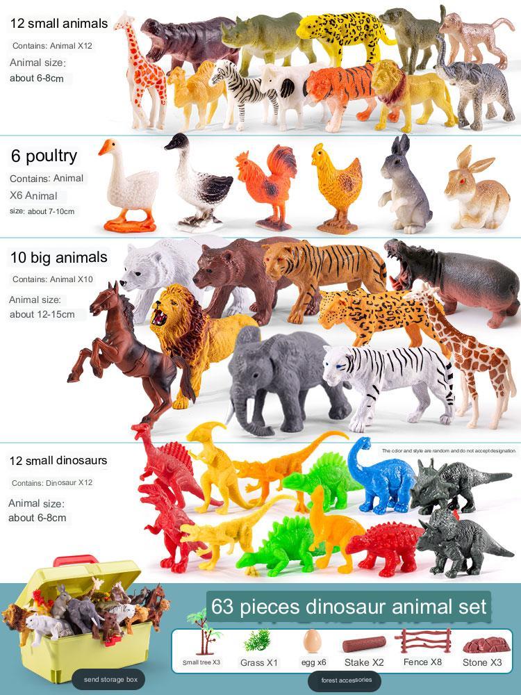 Simulation Of Animal Toy Model Sets Pi-Mart