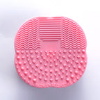 Makeup brush cleaning pad cleaning pad