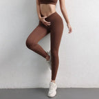 High Waist Hip Lift Yoga Pants With Pockets Women's Sports Fitness Trousers Leggings
