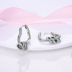 Charm Double Hoop Earrings Pi-Mart