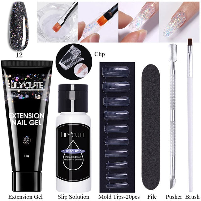 Extension Gel Set - SJB-DIAMOND ELITES