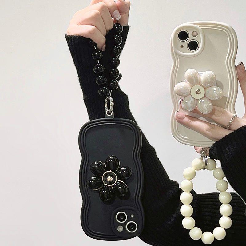 Ladies Temperament Flower Stand Phone Case Pi-Mart