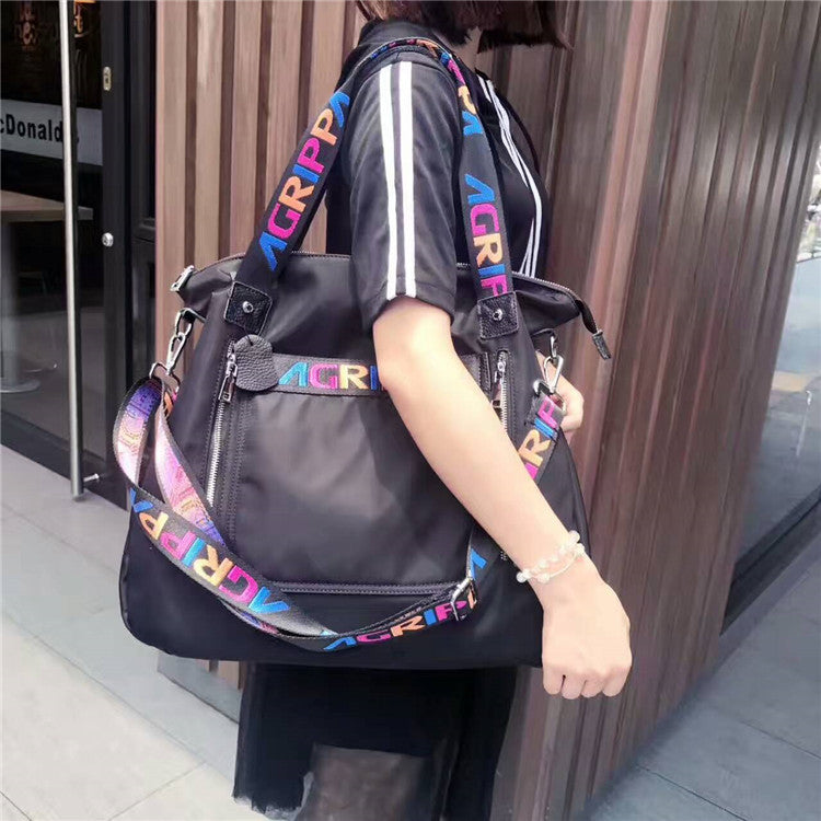 Large Shoulder Bag simple Casual Oxford Fabric hobo bag for women SHOMICOBOUTIQUE