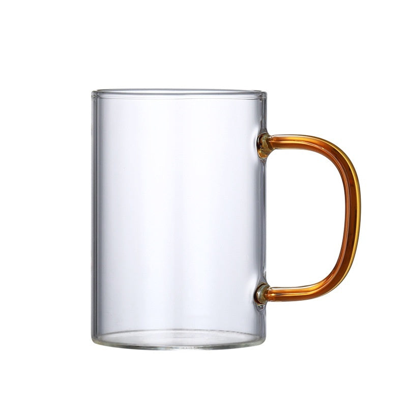 Glass Handle Water Cup Household Heat-resistant Breakfast Cup