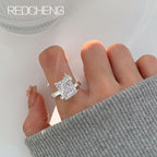 Square Zircon Ring - SJB-DIAMOND ELITES