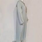 Fashion Casual Long Dress Embroidered Swing Pi-Mart