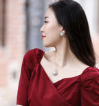 Strong Light Freshwater Pearl Pendant S925 Silver Necklace Pi-Mart