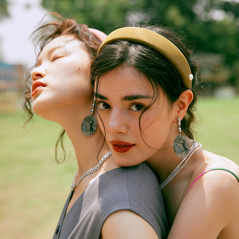 Women's New Trendy Light Luxury Atmosphere Earrings Pi-Mart