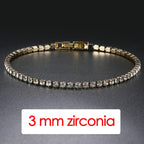 Iced Out Crystal Tennis Bracelet Pi-Mart