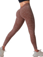 4 Pieces Scrunch Butt Lifting Workout V Back Leggings - SJB-DIAMOND ELITES