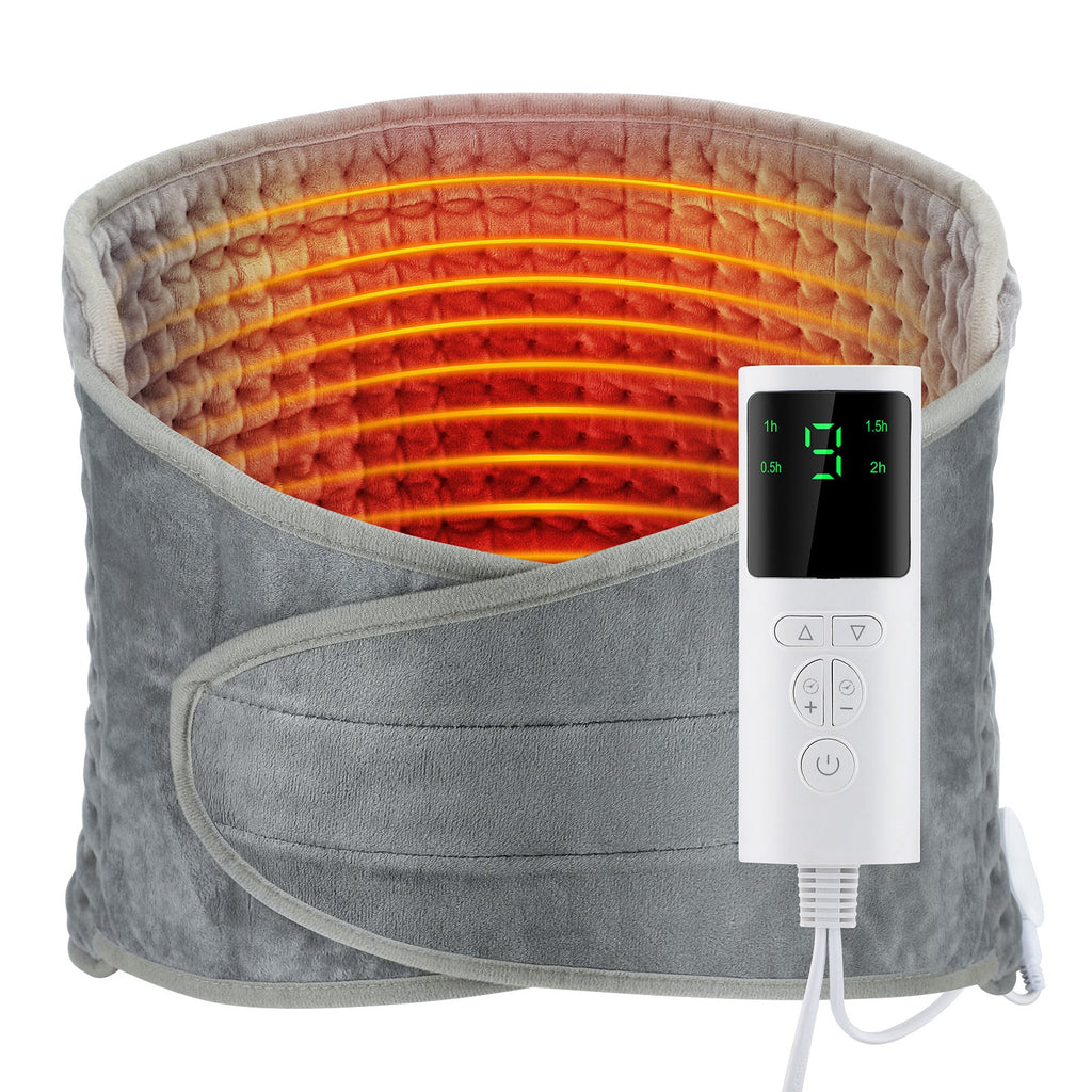 Back Heating Support Belt Heated Waist Brace With Adjustable Temperature Warm Back Belt Abdomen Warmer Lumbar Support Pad Pi-Mart