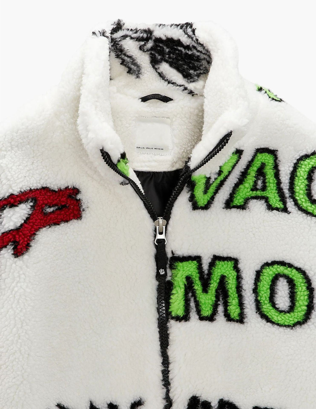Men's Lamb Wool Graffiti Printed Fleece Jacket Pi-Mart