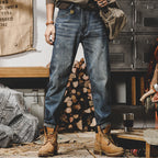 American Retro Autumn Jeans Men Lootquake LLC