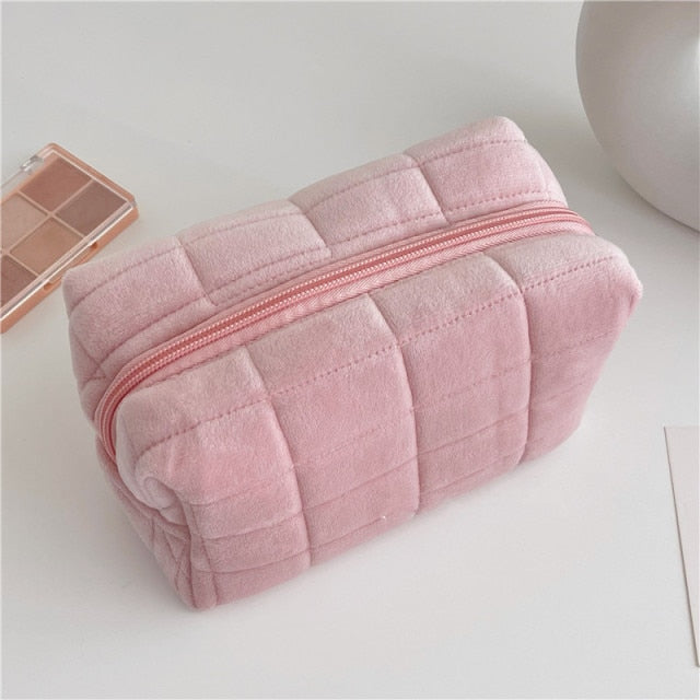 Fur Makeup Bag - SJB-DIAMOND ELITES