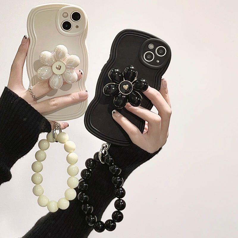 Ladies Temperament Flower Stand Phone Case Pi-Mart