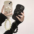 Ladies Temperament Flower Stand Phone Case Pi-Mart