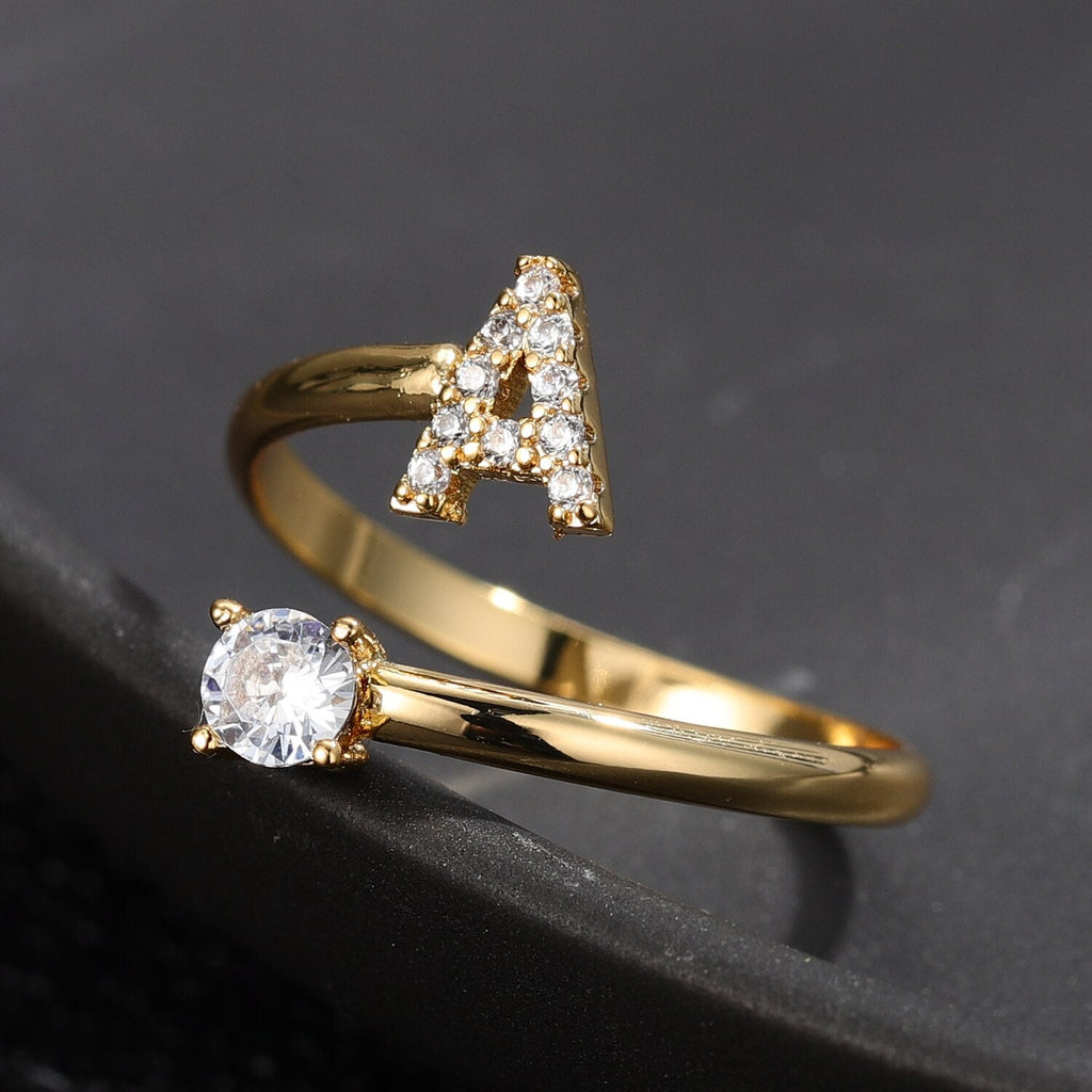 Adjustable Initial Letter Rings Pi-Mart