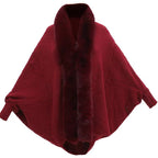 New Fashion Loose Cardigan Shawl Outer Match Cloak Coat Women Pi-Mart