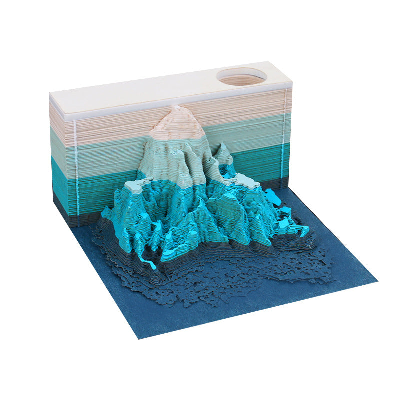 Tree House Paper Carving Notepad Creative Weekly Calendar Earth Calendar
