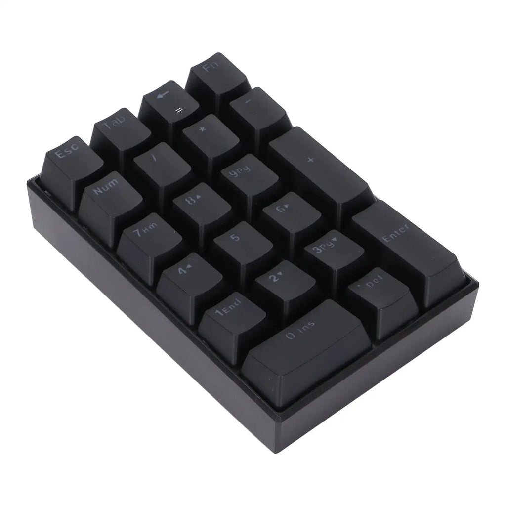 Wired Keyboard Stepped Keycap Fadeless Durable Backlit 21 Keys LED Mechanical KeyboardRed Shaft - SJB-DIAMOND ELITES
