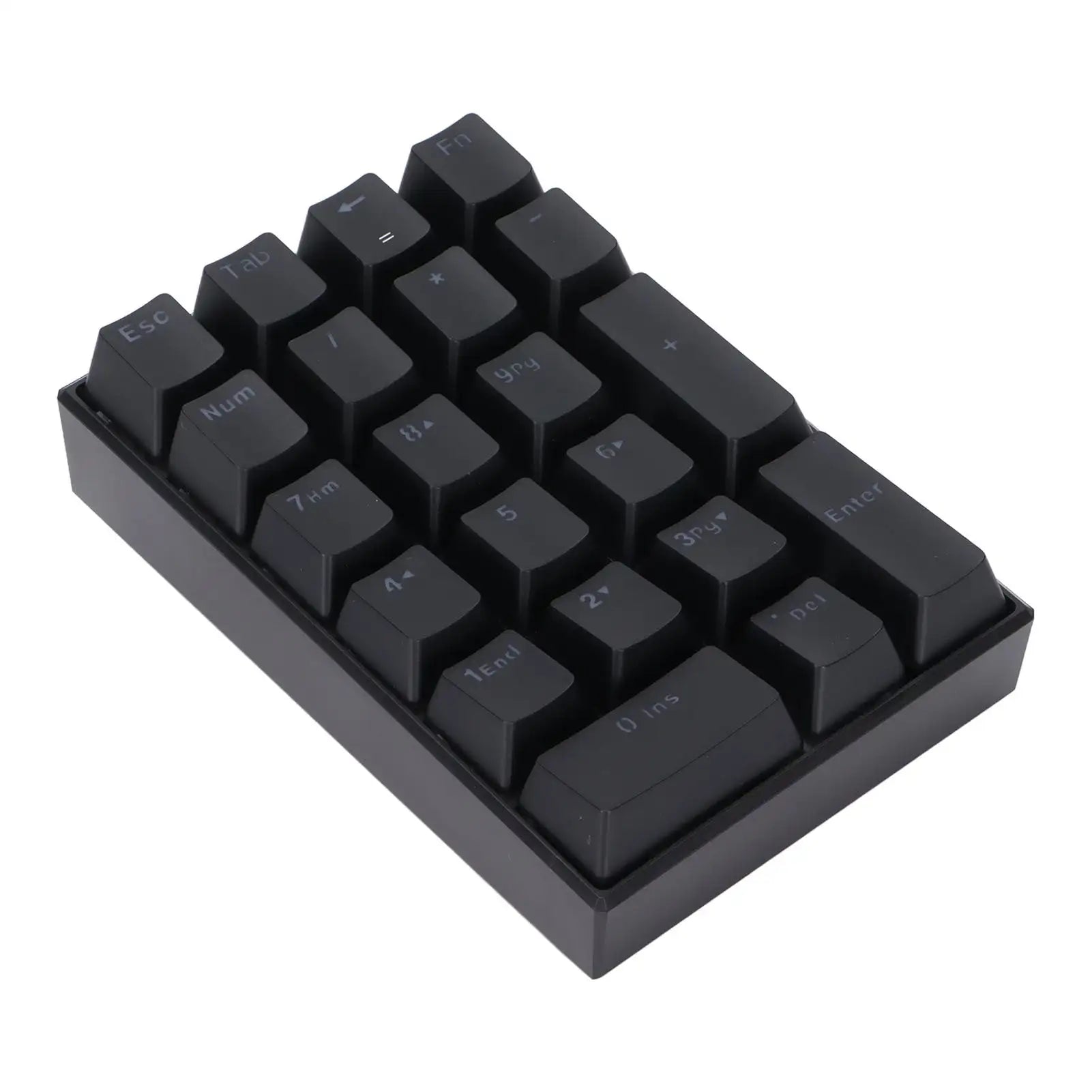 Wired Keyboard Stepped Keycap Fadeless Durable Backlit 21 Keys LED Mechanical KeyboardRed Shaft - SJB-DIAMOND ELITES