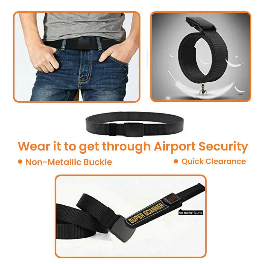 Men's Plastic Cam Buckle Nylon Belt Pi-Mart