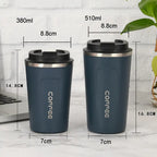 380/510ML 304 Stainless Steel Coffee Mugs Tumbler Pi-Mart