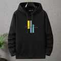 Men's Plus Size Thick Fleece Hoodie in Blue (12XL) Pi-Mart