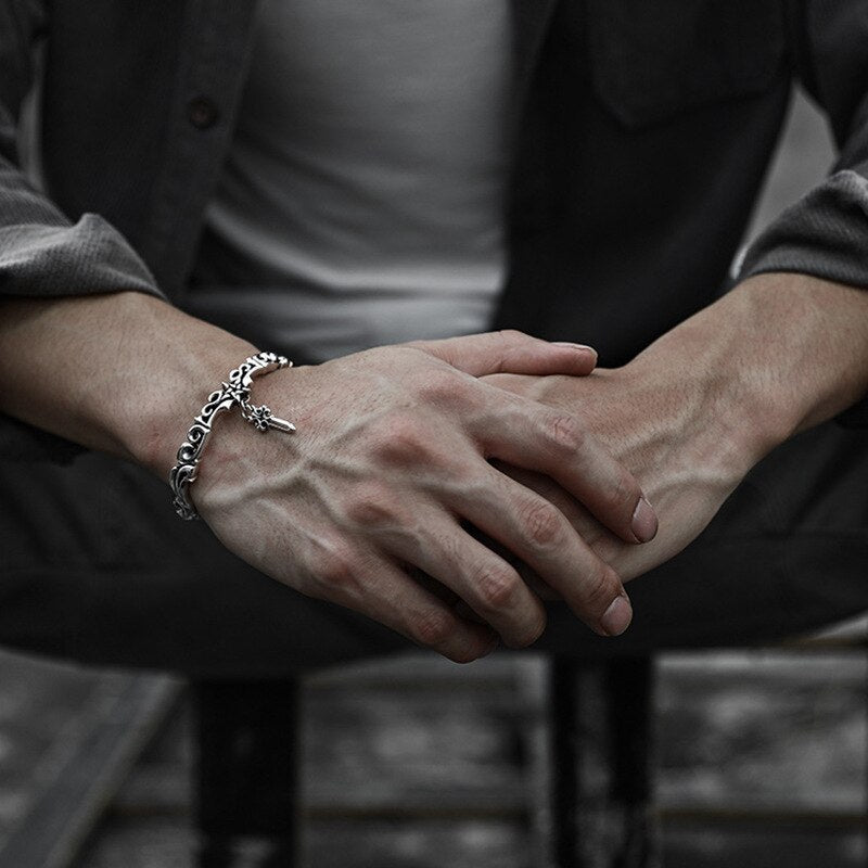 Cross Bangle Bracelet Pi-Mart