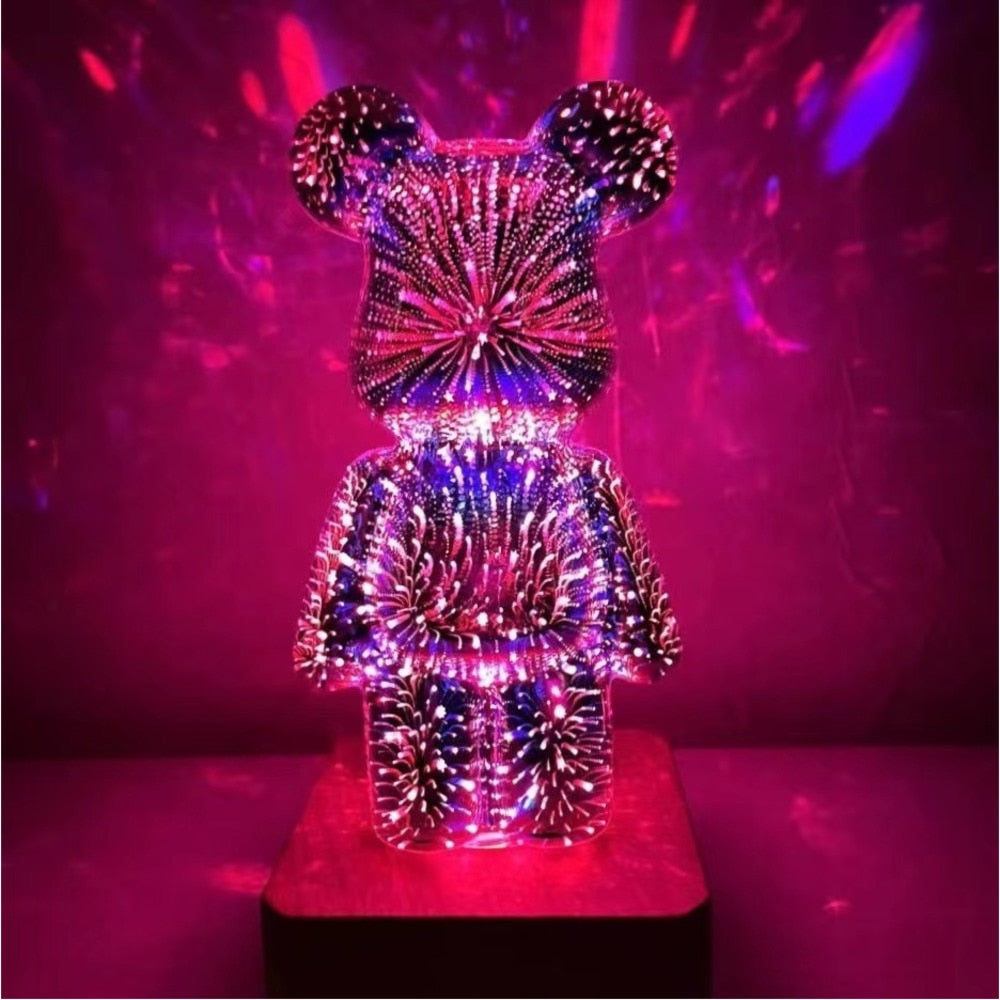 3D Bear Firework Light Lamp - SJB-DIAMOND ELITES