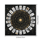 Tarot Tablecloth Board Game Decorative Cloth Have Your Power Mandala Moon Phase Floral Butterfly Tablecloth Pi-Mart
