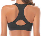 JupiterGear Women’s Stylish Racerback Athletic Sports Bra | Padded - SJB-DIAMOND ELITES