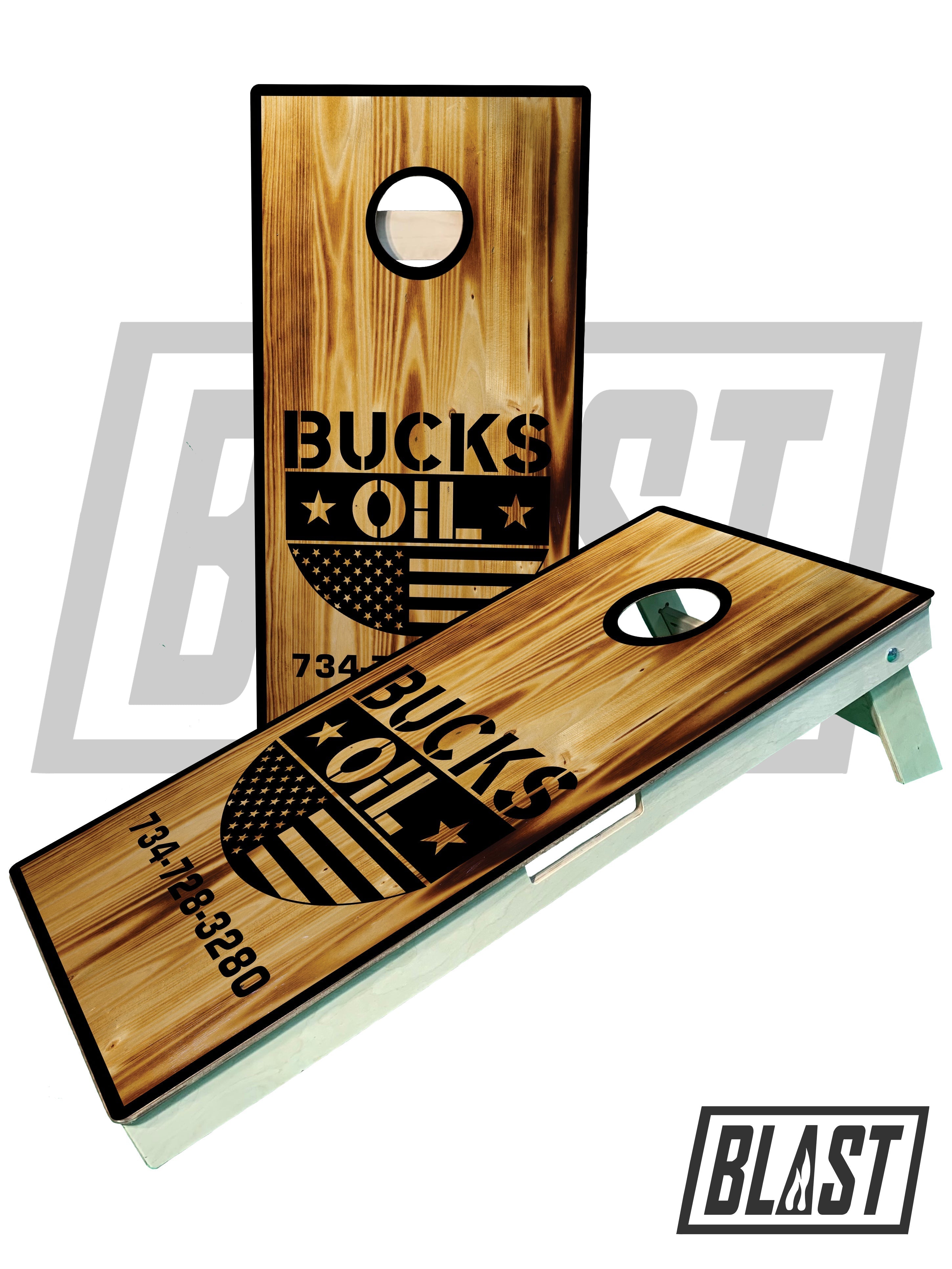 Custom Cornhole Boards (Your Company Logo, Image, or Design Request) - SJB-DIAMOND ELITES