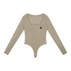 Loki & Ivy Women's Tight Long Sleeve Yoga Bodysuit