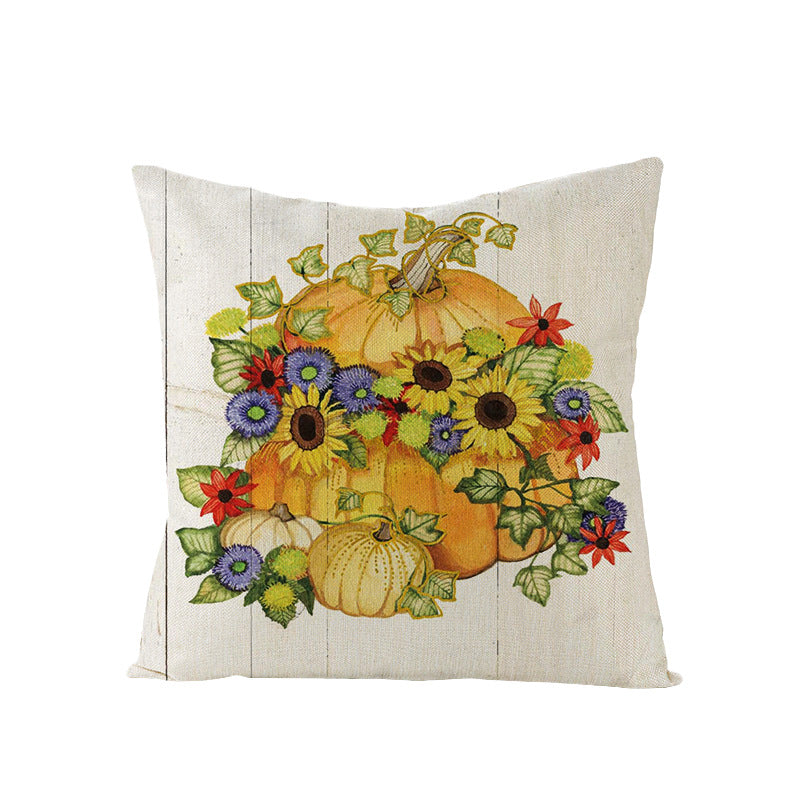 Linen Cushion  Office Sofa Cushion Cover Pi-Mart