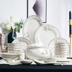 Ceramic Bowls And Saucers Set Bone China Bowls And Plates Pi-Mart