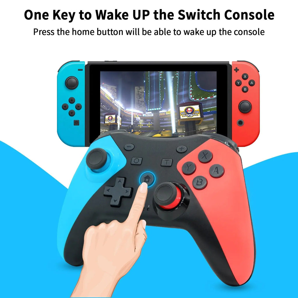 For Nintendo Switch Wireless Pro Controller Gamepad Joypad Joystick Remote Gift Pi-Mart