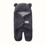 1pc Velvet Sleeping Bag, Cute Bear Shape Wrap Blanket, Christmas, Halloween, Thanksgiving Gift Lootquake LLC
