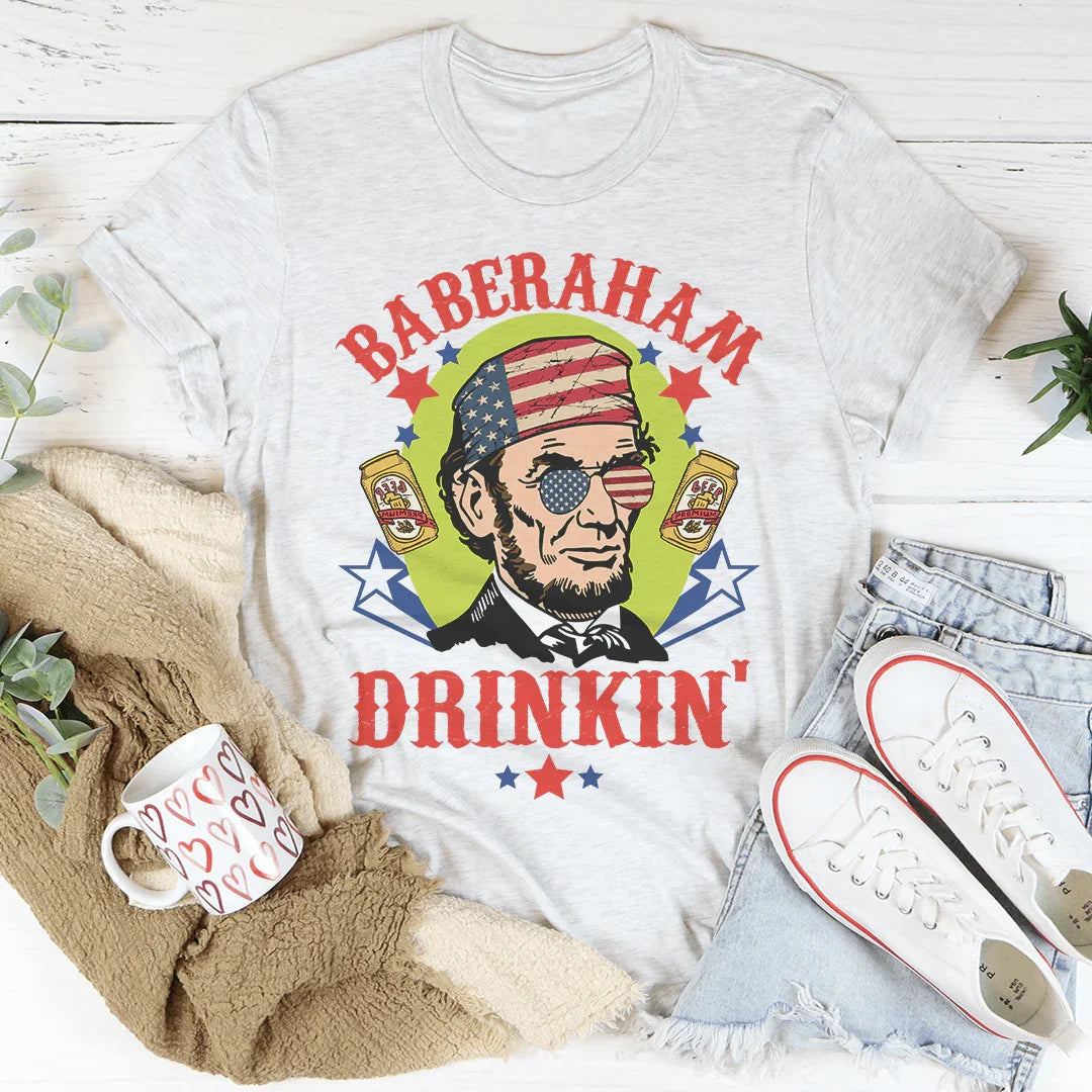 Baberaham Drinkin' Tee Peachy Sunday