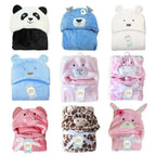 Baby Cartoon Hooded Towel Sleepwear Unique Soft Comfortable Bath Towel Elegant Babies Warm Indoor Cute Bathrobes Stevvex
