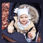 Baby Cotton Hat  Autumn Winter Children Scarf Hat Sets  Bowknot Ear Baby Girl Boy Warm Beanies Cap Neck Warmer Scarf Fleece Balaclava Hood Ski Mask Cold Weather Face Mask Neck Warmer Winter Nose Warmer Stevvex