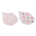 Baby Cotton Muslin Heart Bibs 2 Pack Absorbent For Newborns