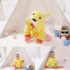 Baby Cute Mini Cartoon Bathrobes Soft Comfortable Bathrobe Warm Bath Towel For Babies Infants Beach Indoor Towel Durable Blankets Stevvex