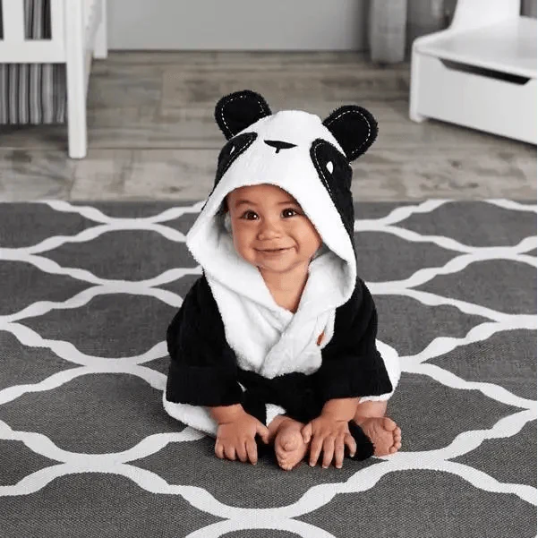 Baby Cute Mini Cartoon Bathrobes Soft Comfortable Bathrobe Warm Bath Towel For Babies Infants Beach Indoor Towel Durable Blankets Stevvex