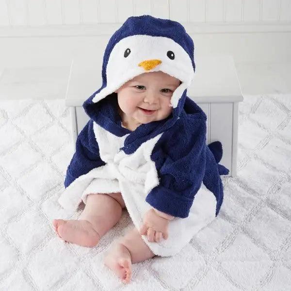 Baby Cute Mini Cartoon Bathrobes Soft Comfortable Bathrobe Warm Bath Towel For Babies Infants Beach Indoor Towel Durable Blankets Stevvex