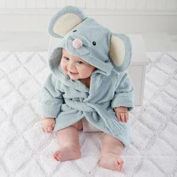 Baby Cute Mini Cartoon Bathrobes Soft Comfortable Bathrobe Warm Bath Towel For Babies Infants Beach Indoor Towel Durable Blankets Stevvex